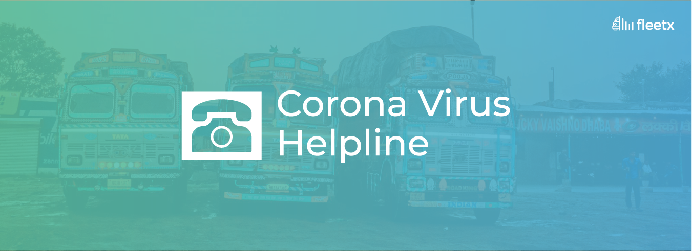 Corona Virus Helpline For Truck Drivers & Fleet Owners