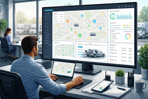 How a Fleet Management Software Optimizes Operations